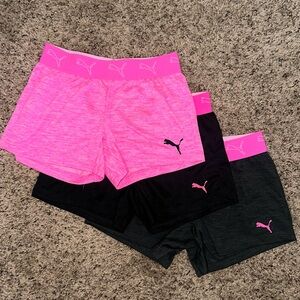NWOT girls puma shorts